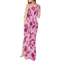 Mokihana Maile Ilima Leis Paniolo Palaka Tank Maxi Dress Hawaiian Omaomo Ulaula Spirit LT9 - Polynesian Pride