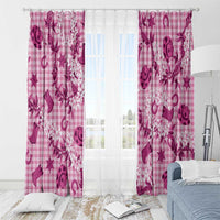 Mokihana Maile Ilima Leis Paniolo Palaka Window Curtain Hawaiian Omaomo Ulaula Spirit LT9 - Polynesian Pride
