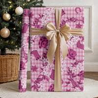 Mokihana Maile Ilima Leis Paniolo Palaka Wrapping Paper Hawaiian Omaomo Ulaula Spirit LT9 - Polynesian Pride