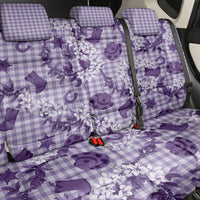 Mokihana Maile Ilima Leis Paniolo Palaka Back Car Seat Cover Hawaiian Poni Spirit LT9 - Polynesian Pride