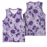 Mokihana Maile Ilima Leis Paniolo Palaka Basketball Jersey Hawaiian Poni Spirit LT9 - Polynesian Pride