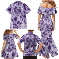 Mokihana Maile Ilima Leis Paniolo Palaka Family Matching Mermaid Dress and Hawaiian Shirt Hawaiian Poni Spirit LT9 - Polynesian Pride