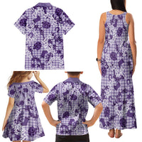 Mokihana Maile Ilima Leis Paniolo Palaka Family Matching Tank Maxi Dress and Hawaiian Shirt Hawaiian Poni Spirit LT9 - Polynesian Pride