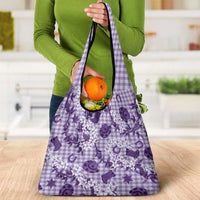 Mokihana Maile Ilima Leis Paniolo Palaka Grocery Bag Hawaiian Poni Spirit LT9 - Polynesian Pride