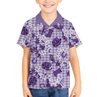 Mokihana Maile Ilima Leis Paniolo Palaka Hawaiian Shirt Hawaiian Poni Spirit LT9 - Polynesian Pride