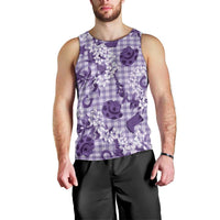 Mokihana Maile Ilima Leis Paniolo Palaka Men Tank Top Hawaiian Poni Spirit LT9 - Polynesian Pride