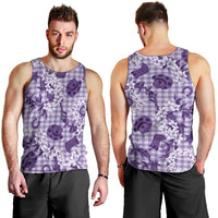 Mokihana Maile Ilima Leis Paniolo Palaka Men Tank Top Hawaiian Poni Spirit LT9 - Polynesian Pride