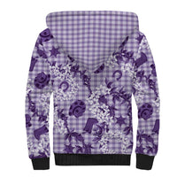 Mokihana Maile Ilima Leis Paniolo Palaka Sherpa Hoodie Hawaiian Poni Spirit LT9 - Polynesian Pride