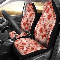 Mokihana Maile Ilima Leis Paniolo Palaka Car Seat Cover Hawaiian Ulaula Spirit LT9 - Polynesian Pride