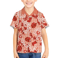 Mokihana Maile Ilima Leis Paniolo Palaka Hawaiian Shirt Hawaiian Ulaula Spirit LT9 - Polynesian Pride