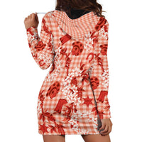 Mokihana Maile Ilima Leis Paniolo Palaka Hoodie Dress Hawaiian Ulaula Spirit LT9 - Polynesian Pride