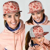 Mokihana Maile Ilima Leis Paniolo Palaka Mesh Trucker Cap Hawaiian Ulaula Spirit - Polynesian Pride