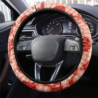 Mokihana Maile Ilima Leis Paniolo Palaka Steering Wheel Cover Hawaiian Ulaula Spirit LT9 - Polynesian Pride