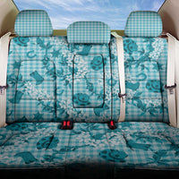 Mokihana Maile Ilima Leis Paniolo Palaka Back Car Seat Cover Hawaiian Polu Opa Spirit LT9 One Size Turquoise - Polynesian Pride