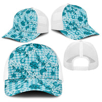 Mokihana Maile Ilima Leis Paniolo Palaka Baseball Net Cap Hawaiian Polu Opa Spirit - Polynesian Pride