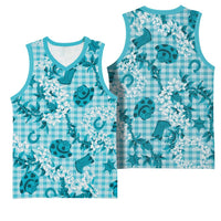 Mokihana Maile Ilima Leis Paniolo Palaka Basketball Jersey Hawaiian Polu Opa Spirit LT9 - Polynesian Pride