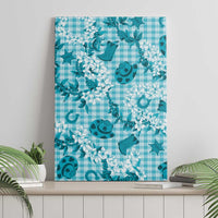 Mokihana Maile Ilima Leis Paniolo Palaka Canvas Wall Art Hawaiian Polu Opa Spirit LT9 - Polynesian Pride