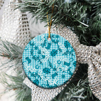 Mokihana Maile Ilima Leis Paniolo Palaka Ceramic Ornament Hawaiian Polu Opa Spirit - Polynesian Pride