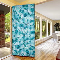 Mokihana Maile Ilima Leis Paniolo Palaka Door Cover Hawaiian Polu Opa Spirit LT9 - Polynesian Pride