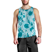 Mokihana Maile Ilima Leis Paniolo Palaka Men Tank Top Hawaiian Polu Opa Spirit LT9 - Polynesian Pride