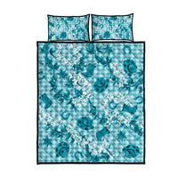 Mokihana Maile Ilima Leis Paniolo Palaka Quilt Bed Set Hawaiian Polu Opa Spirit LT9 - Polynesian Pride