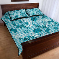 Mokihana Maile Ilima Leis Paniolo Palaka Quilt Bed Set Hawaiian Polu Opa Spirit LT9 - Polynesian Pride