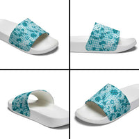 Mokihana Maile Ilima Leis Paniolo Palaka Slide Sandals Hawaiian Polu Opa Spirit LT9 - Polynesian Pride