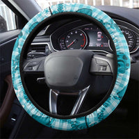 Mokihana Maile Ilima Leis Paniolo Palaka Steering Wheel Cover Hawaiian Polu Opa Spirit LT9 - Polynesian Pride