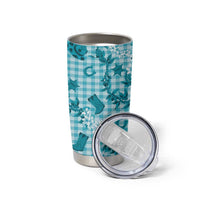 Mokihana Maile Ilima Leis Paniolo Palaka Tumbler Cup Hawaiian Polu Opa Spirit LT9 - Polynesian Pride