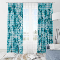 Mokihana Maile Ilima Leis Paniolo Palaka Window Curtain Hawaiian Polu Opa Spirit LT9 - Polynesian Pride