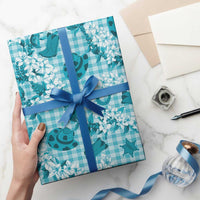 Mokihana Maile Ilima Leis Paniolo Palaka Wrapping Paper Hawaiian Polu Opa Spirit LT9 - Polynesian Pride