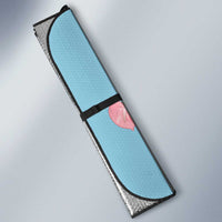Blue Hawaii Anthurium Plumeria Lei Auto Sun Shade