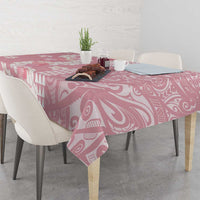 Soft Pink Hawaii Anthurium Plumeria Lei Tablecloth