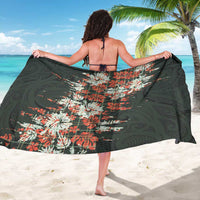 Hawaii Tartan With Hibiscus Sarong Polynesian Pattern Vintage
