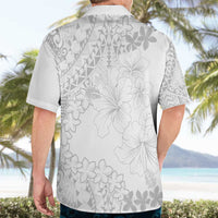 American Samoa Lotu Tamaiti Hawaiian Shirt White Sunday Plumeria White Vibe LT9 - Polynesian Pride