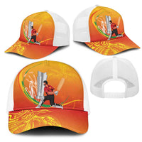 Cricket PNG East Asia-Pacific Mesh Trucker Cap Papua New Guinea Rise to Power LT9 - Polynesian Pride