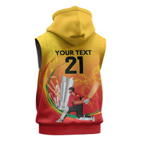 Custom Cricket PNG East Asia-Pacific Sleeveless Hoodie Papua New Guinea Rise to Power LT9 - Polynesian Pride