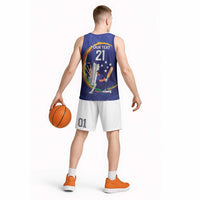 Custom Cricket Samoa East Asia-Pacific Basketball Jersey Samoa Storming the Limits - Polynesian Pride