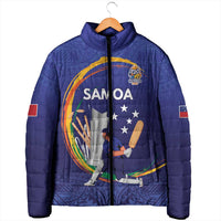 Custom Cricket Samoa East Asia-Pacific Padded Jacket Samoa Storming the Limits - Polynesian Pride