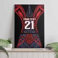 Custom New Zealand Canvas Wall Art Maori Kiwiana Pattern Tukutuku Motif