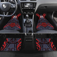 Custom New Zealand Car Mats Maori Kiwiana Pattern Tukutuku Motif