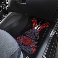 Custom New Zealand Car Mats Maori Kiwiana Pattern Tukutuku Motif