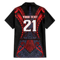 Custom New Zealand Hawaiian Shirt Maori Kiwiana Pattern Tukutuku Motif LT9 - Polynesian Pride
