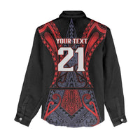 Custom New Zealand Women Casual Shirt Maori Kiwiana Pattern Tukutuku Motif LT9 - Polynesian Pride