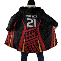 Custom Oceania Football Papua New Guinea Cloak Polynesian Tribal Pattern