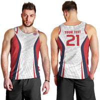 Custom Oceania Football Tahiti Men Tank Top Polynesian Tribal Pattern