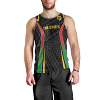 Custom Oceania Football Vanuatu Men Tank Top Polynesian Tribal Pattern