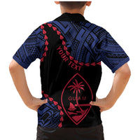 Personalized Guam 80th Anniversary Liberation Day Family Matching Mermaid Dress and Hawaiian Shirt Guahan Basic Seal LT9 - Polynesian Pride