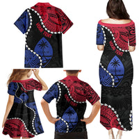 Personalized Guam 80th Anniversary Liberation Day Family Matching Puletasi and Hawaiian Shirt Tano I Man Chamoru Since 1944 LT9 - Polynesian Pride