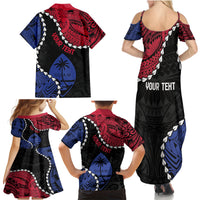 Personalized Guam 80th Anniversary Liberation Day Family Matching Summer Maxi Dress and Hawaiian Shirt Tano I Man Chamoru Since 1944 LT9 - Polynesian Pride